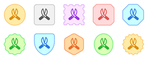 Editable pruner vector icon. Gardening, landscaping, horticulture. Part of a big icon set family. Perfect for web and app interfaces, presentations, infographics, etc