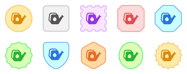 Editable watering can vector icon. Gardening, landscaping, horticulture. Part of a big icon set family. Perfect for web and app interfaces, presentations, infographics, etc