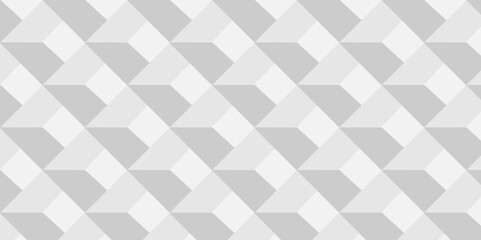 Fototapeta premium Abstract cubes geometric tile and mosaic wall or grid backdrop technology wallpaper white background. Seamless geometric pattern square shapes repeat surface art design. 