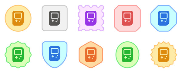 Editable game handheld console vector icon. Video game, game elements. Part of a big icon set family. Perfect for web and app interfaces, presentations, infographics, etc