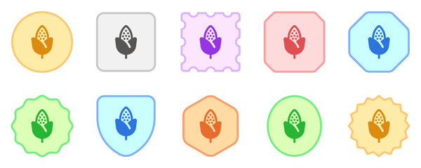 Editable corn vector icon. Farm, food, staple. Part of a big icon set family. Perfect for web and app interfaces, presentations, infographics, etc