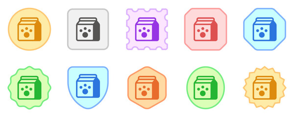 Editable pet food vector icon. Veterinary, animal, pet care, pet shop. Part of a big icon set family. Perfect for web and app interfaces, presentations, infographics, etc