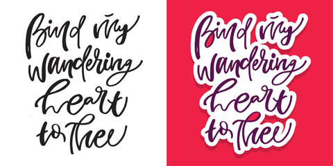 Trendy hand drawn doodle lettering quote. Lettering for t-shirt design, mug print, bag print, clothes fashion. 100% hand drawn vector image.