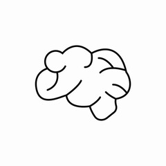 brain idea icon vector sign