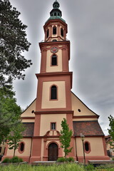Obraz premium Heilig-Kreuz-Kirche in Offenburg im Schwarzwald