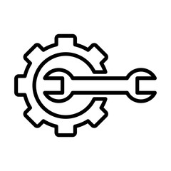 Maintenance Sensor Calibration and tools service Single icon
