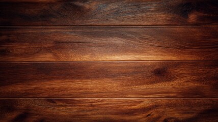 Rich brown wood texture with natural grain patterns. Neural network AI generated