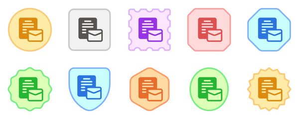 Editable email vector icon. Online learning, course, tutorial. Part of a big icon set family. Perfect for web and app interfaces, presentations, infographics, etc