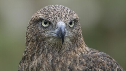 Eagle portrait sharp beak piercing eyes