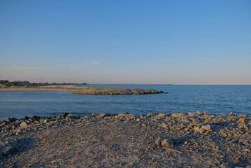 sea landscape visible sea water beach beautiful sky