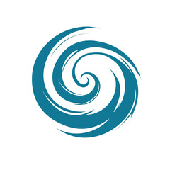 Simple flat 2D icon hurricane swirl isolated on transparent background, vector, flat design, animation design, vector, flat design, animation design, simple flat 2D icon, minimalist design, clipart