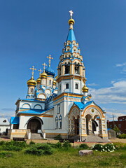 Golden domes of the blue sky
