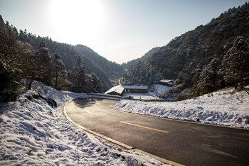 Winter in Chongqing, China, a strong sense of Christmas