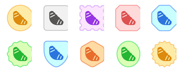 Editable croissant vector icon. Bakery, coffee shop, restaurant, drink, beverages. Part of a big icon set family. Perfect for web and app interfaces, presentations, infographics, etc
