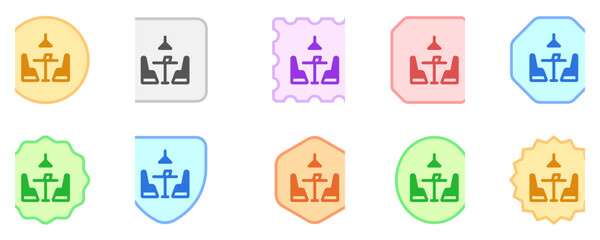 Editable restaurant seat vector icon. Food, restaurant. Part of a big icon set family. Perfect for web and app interfaces, presentations, infographics, etc