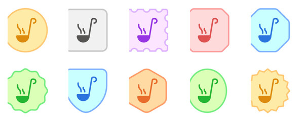 Editable soup laddle vector icon. Food, restaurant. Part of a big icon set family. Perfect for web and app interfaces, presentations, infographics, etc