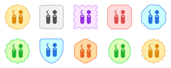 Editable dentist tool vector icon. Dentistry, healthcare, medical. Part of a big icon set family. Perfect for web and app interfaces, presentations, infographics, etc