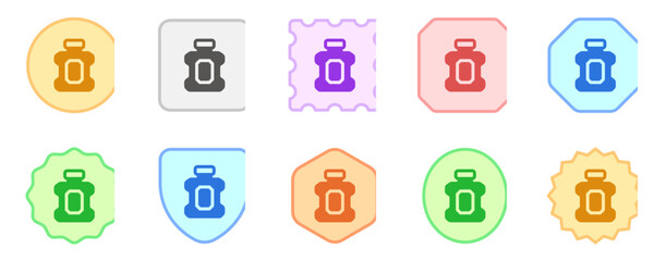 Editable mouthwash vector icon. Dentistry, healthcare, medical. Part of a big icon set family. Perfect for web and app interfaces, presentations, infographics, etc