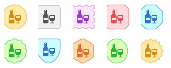 Editable wine vector icon. Part of a big icon set family. Perfect for web and app interfaces, presentations, infographics, etc