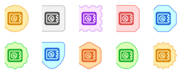 Editable deposit box, safebox vector icon. Part of a big icon set family. Perfect for web and app interfaces, presentations, infographics, etc