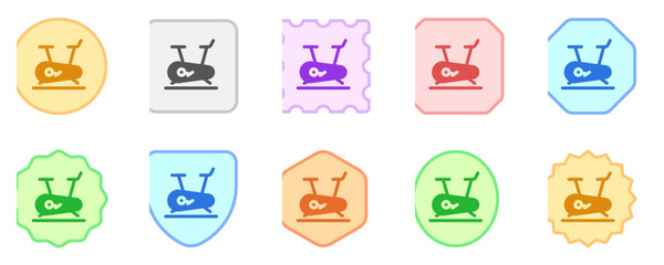 Editable indoor bike vector icon. Part of a big icon set family. Perfect for web and app interfaces, presentations, infographics, etc