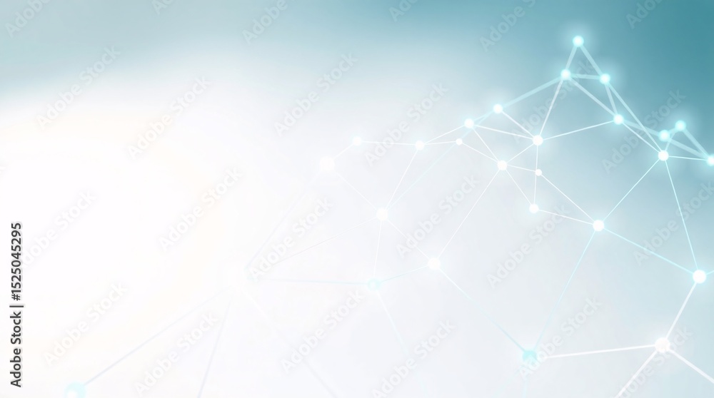 Poster abstract network connection digital technology background