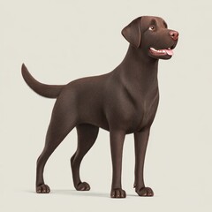 Adorable Brown Labrador Retriever Dog