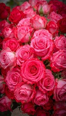 Naklejka premium Romantic rose bouquet