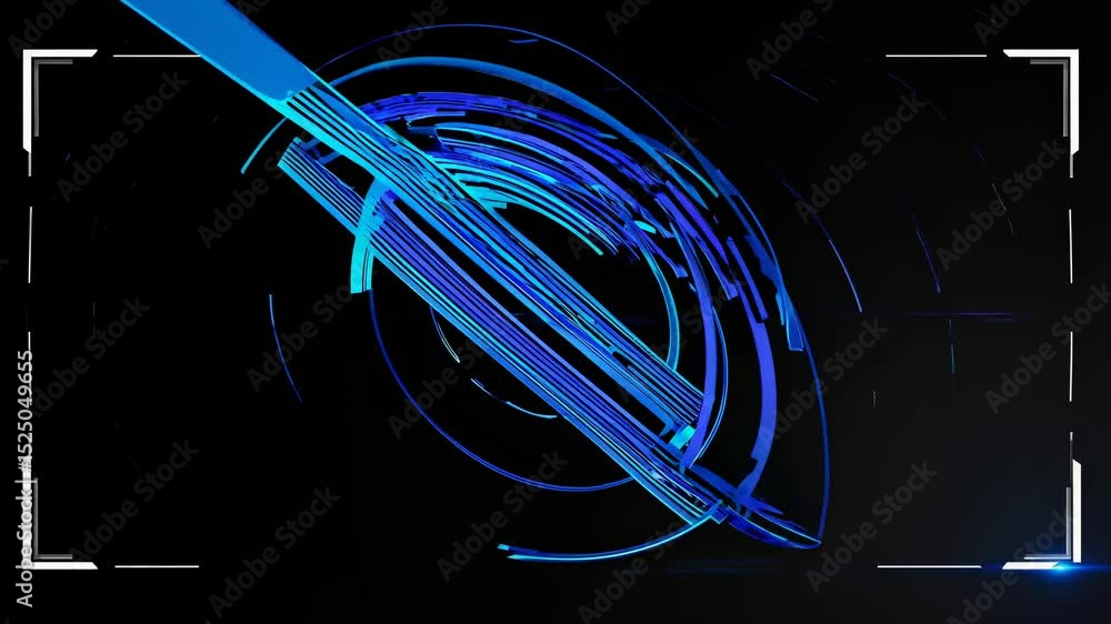 Poster innovative visual effects create a mesmerizing spiral illusion in a digital art showcase