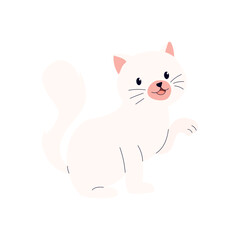 Obraz premium International Cat Day – Cute Cat Character