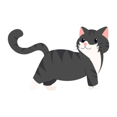 International Cat Day – Cute Cat Character