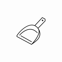 dustpan collector icon sign vector
