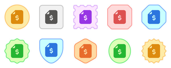 Editable financial document vector icon. Part of a big icon set family. Finance, business, investment, accounting. Perfect for web and app interfaces, presentations, infographics, etc