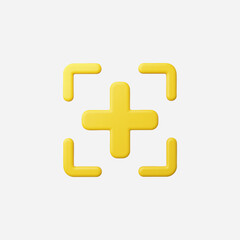 Obraz premium 3d Realistic More icon vector Illustration