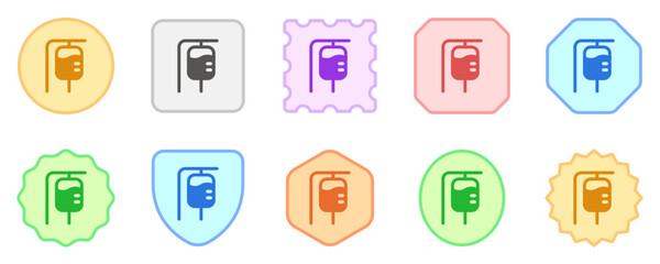 Editable iv liquid vector icon. Part of a big icon set family. Perfect for web and app interfaces, presentations, infographics, etc