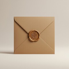 Sealed envelope stationery greeting invitation