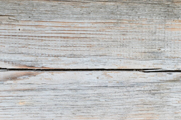 Wooden background. The picture shows a background made of an old cracked wooden board, which looks very expressive and authentic.