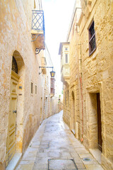 Obraz premium A beautiful view of Mdina, the oldest city in Malta