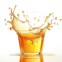 Golden Whiskey Splash