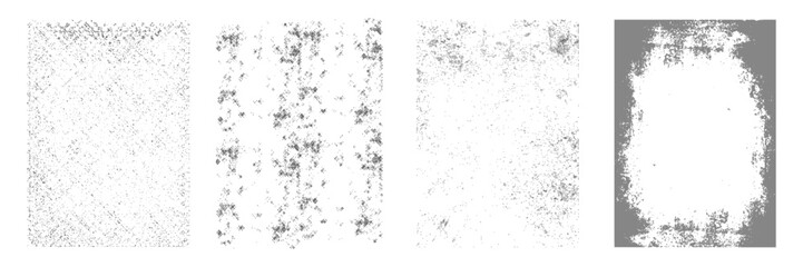 Grunge Urban Backgrounds set.Texture Vector.Dust Overlay Distress Grain ,Simply Place illustration over any Object to Create grungy Effect .abstract,splattered , dirty, texture for your design. vector