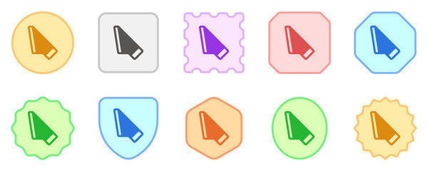 Editable slice tool vector icon. Part of a big icon set family. Perfect for web and app interfaces, presentations, infographics, etc