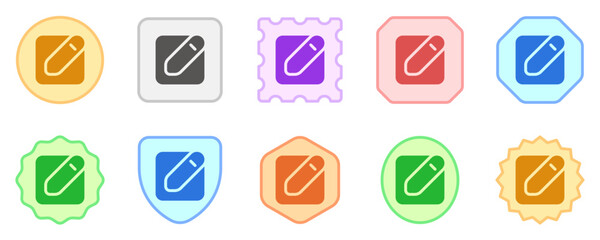 Editable edit text, type new, compose vector icon. Part of a big icon set family. Perfect for web and app interfaces, presentations, infographics, etc