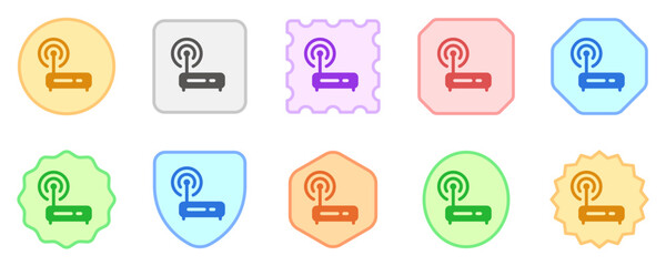 Editable vector wifi router icon. Part of a big icon set family. Perfect for web and app interfaces, presentations, infographics, etc
