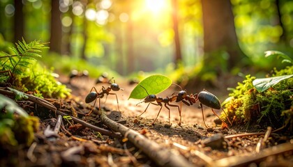 Leafcutter Ants at Work