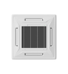 화이트 천장 고정형 에어컨 White Ceiling Mounted Air Conditioner Unit