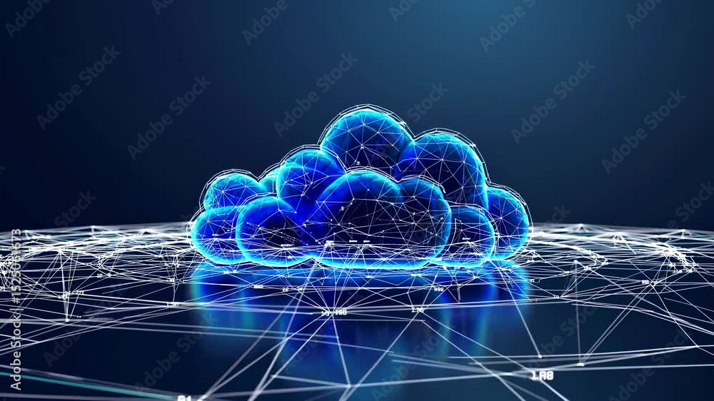 Aufkleber exploring innovative cloud technology and its impact on communication and data storage solutions