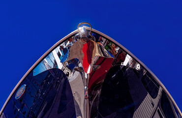 Sailboats Anchored in Marina Harbor