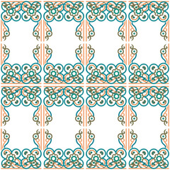 vector decorative ornament. vintage floral frame.