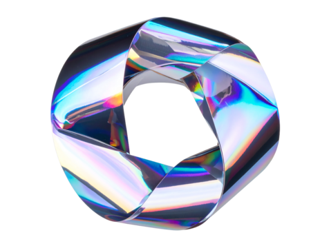 Colorful abstract geometric shape design.