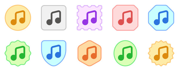 Editable vector music song icon. Black, transparent white background. Part of a big icon set family. Perfect for web and app interfaces, presentations, infographics, etc